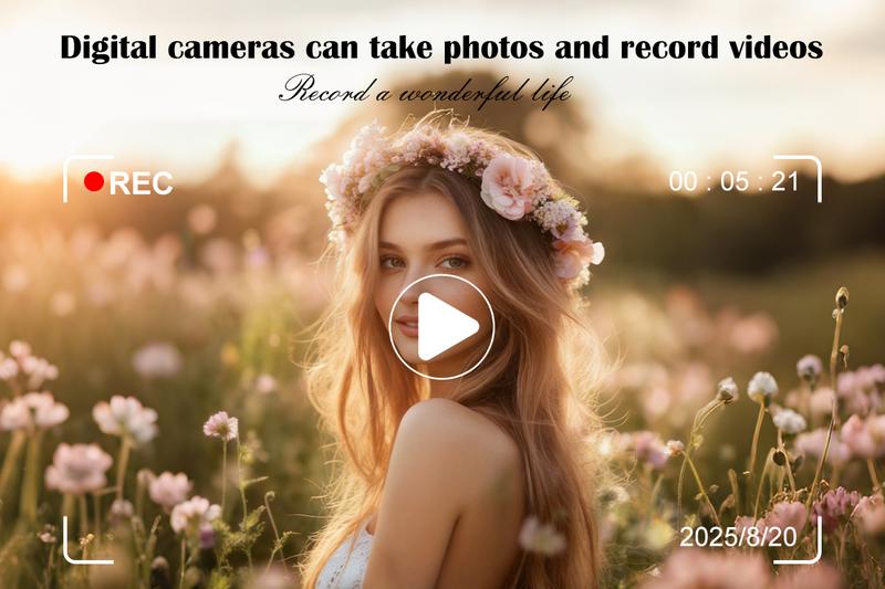 T-JERZENS Retro Digital camera 64MP,Portable vintage Camera,16X Digital Zoom 2.7K vlogging camera,cameras for photography,Compact Travel Camera for Boy,Girl,Birthday Gifts,New Year Gift