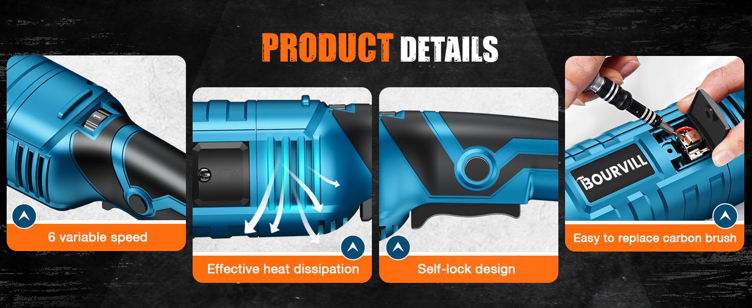 【3-year warranty】Buffer Polisher, 1600W 7 Inch Rotary Buffer Polisher Waxer, 7 Variable Speed 500-3300 RPM, Detachable Handle for Car, Boat Sanding, Polishing, Waxing Tool Box Tool Kit Heavy Duty#fathersdaygift