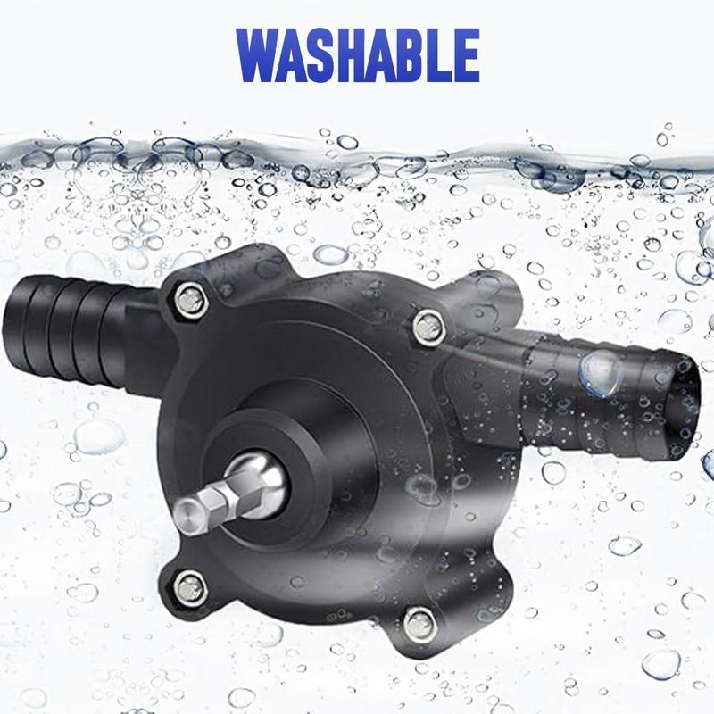 VAYWET Electric Drill Pump, Handheld Drill Self-Priming suction Liquid Transfer Pumps Portable Multi-scenario Liquid Extractor Pump Garden Outdoor Hose Industrial Hardware Heavy Duty Pipe Parts Diaphragm Pump Water Gasoline Oil Diesels Fluid Quick Pumping VAYWET Electric Drill Pump, Handheld Drill Self-Priming suction Liquid Transfer Pumps Portable Multi-scenario Liquid Extractor Pump Garden Outdoor Hose Industrial Hardware Heavy Duty Pipe Parts Diaphragm Pump Water Gasoline Oil Diesels Fluid Quick Pumping