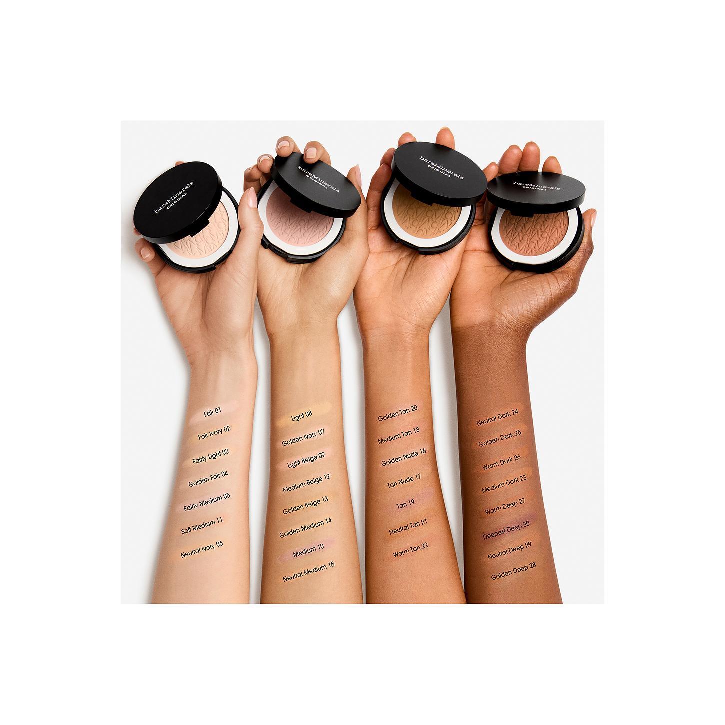 bareMinerals Original Pressed Powder Foundation Mineral SPF 15 in Deepest Deep 30 bareMinerals Original Pressed Powder Foundation Mineral SPF 15 in Deepest Deep 30