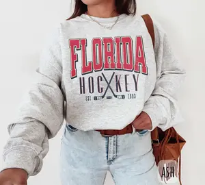 Vintage Florida Hockey Sweatshirt | Retro Florida T-Shirt or Hoodie for Fans | Sunshine State Game Day Gear