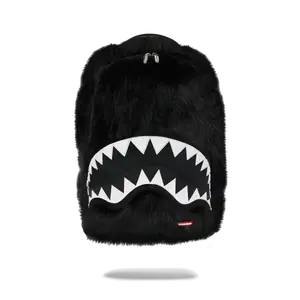 Sprayground Fur Cray Black DLXSV Backpack