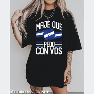 Women's Stylish Honduras Flag Top – Casual Round Neck, Breathable & Machine Washable Fabric