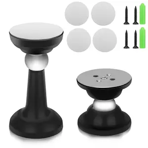 2Pcs Magnetic RV Door Holder - Door Stopper with Screws & Adhesive Pads,Easy to Install,No Drilling Door Catch for Trailer RV Accessories