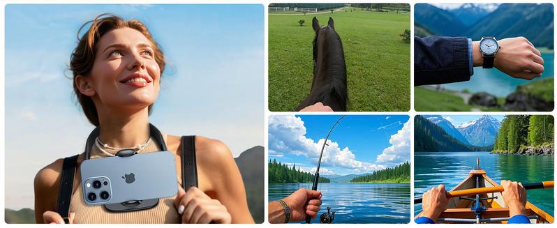 Wintory POV Neck Phone Holder, 16" Flexible Gooseneck with Magnetic Lock, Hands-Free Stand for Bed, Desk and Travel, Fits 4–7" Phones, Perfect Holiday Gift for Live Streaming and Vlogging