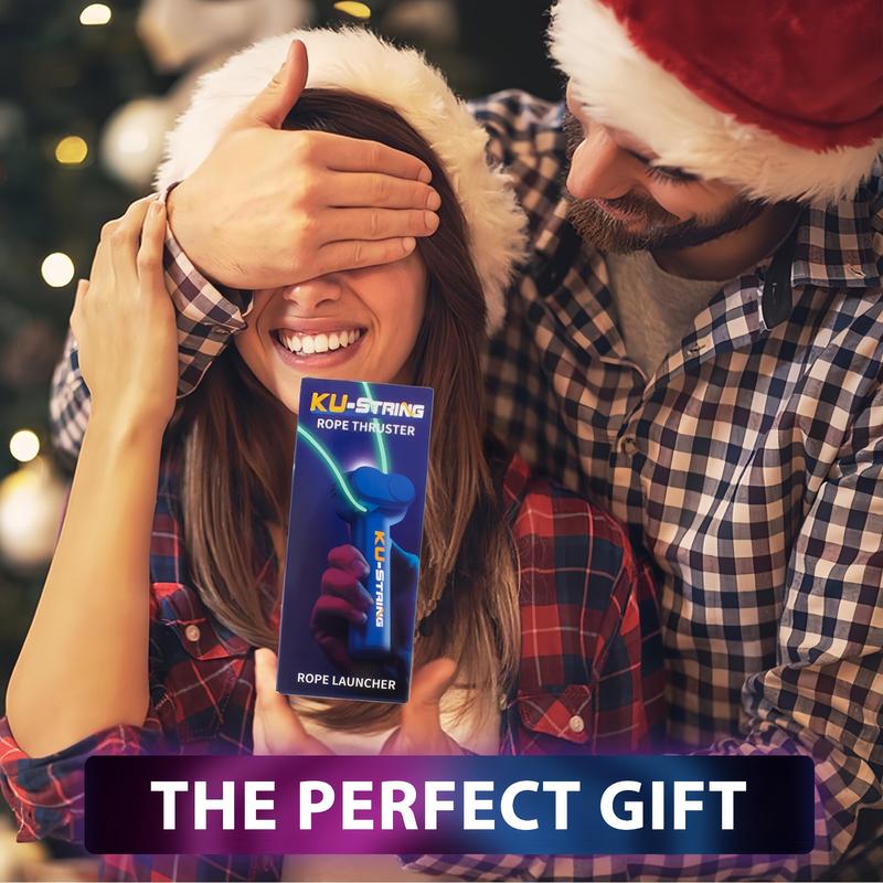 Electric Levitation Rope Launcher - USB Charging, Stress Relief & Imagination Toy for All Ages. Glowing Cords, Easy Launch Button, Great Gift