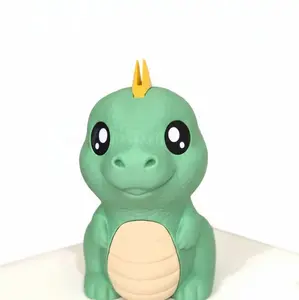 3D Printed Dinosaur Piggy Bank