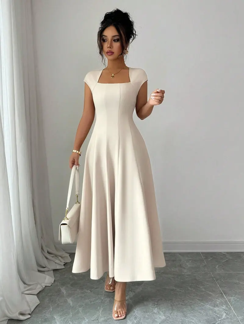 knee length dresses for ladies Adelaide shirts dress – Line & Dot main image 0