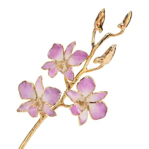 24K Gold Orchid - Lilac