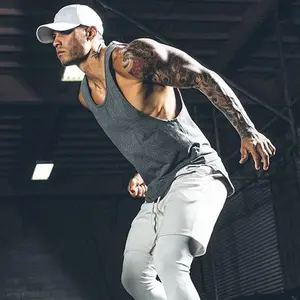 Men's Bodybuilding Stringer Tank Tops Y-Back Gym Fitness Workout Training Running T-Shirts Athletic Quick Dry Top Gym Muscle Stringer Shirts Men’s Stringer Tank Tops Y-Back Bodybuilding Muscle Sleeveless T-Shirts Gym Fitness Tank Shirts