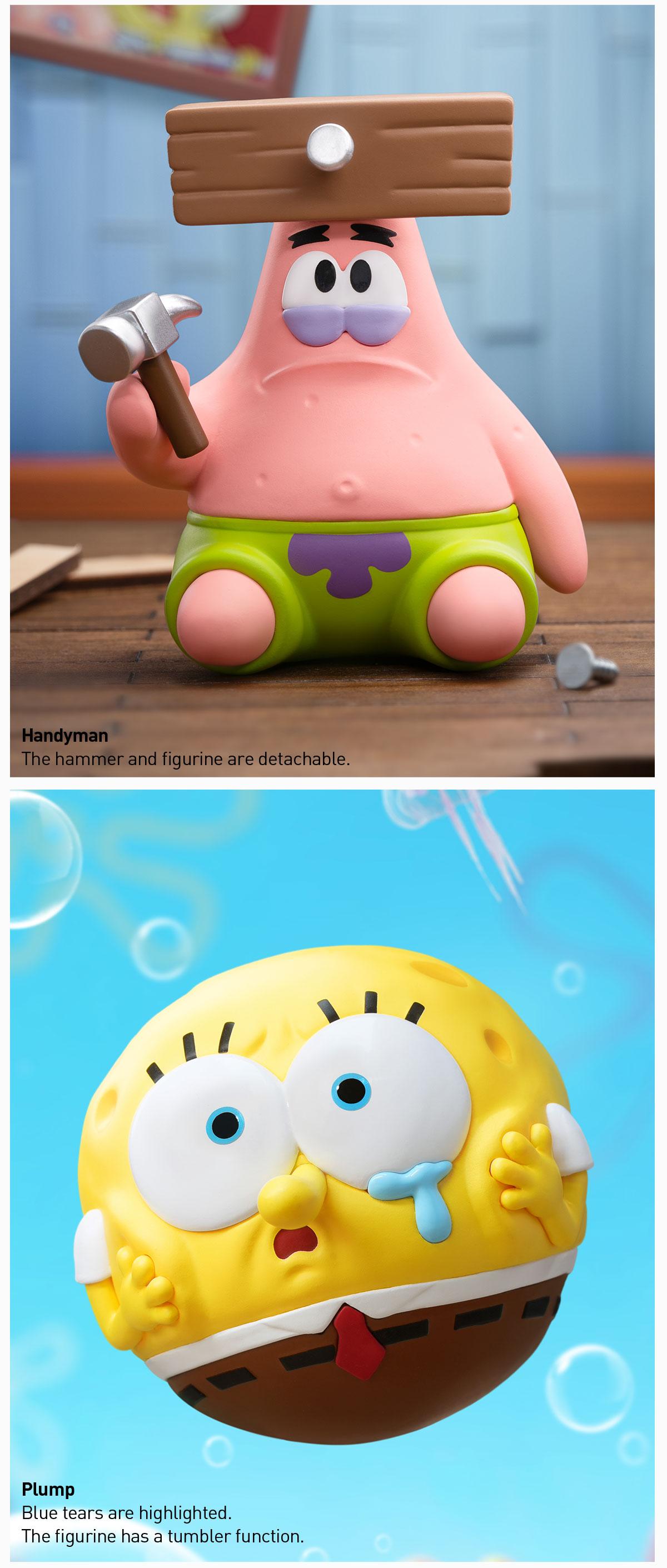 POP MART SpongeBob SquarePants Daily Quirks Series Figures, Blind Box, Mystery Box POP MART SpongeBob SquarePants Daily Quirks Series Figures, Blind Box, Mystery Box