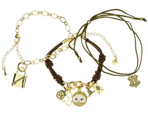 Harry Potter Multi Charm 3 Piece Arm Party Bracelet Set