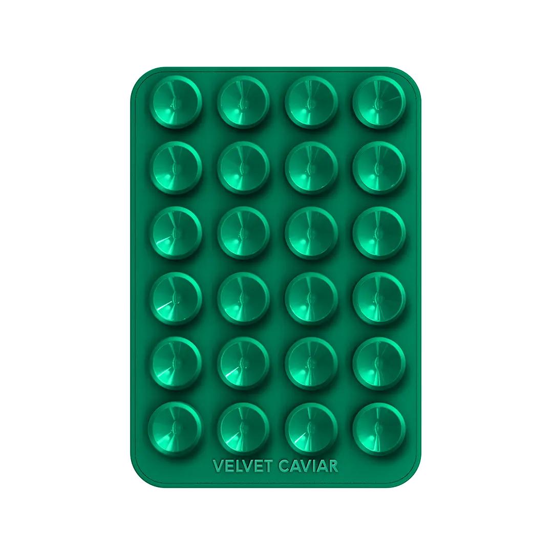 Velvet Caviar Emerald Green MightyGrip Vacuum Suction Car Phone Holder - MagSafe-Only Smartphone Accessory with Silicone Grip, Magsafe Ready, Seamless Removal, Stays Put on Glass, Suction Cup Phone Holders & Mounts