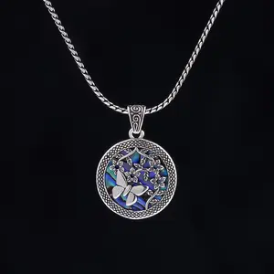 Retro distressed butterfly choker necklace, instantly elevating the vibe