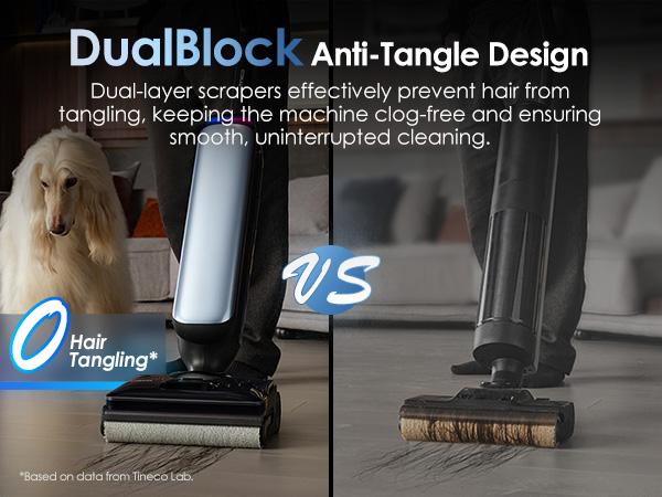 Tineco Floor One S9 Artist Pro Wet Dry Vacuum Cleaner, 22kPa Suction, 360° SmoothDrive, Anti-Tangle Design, 185°F Flashdry, 75 Min Runtime, Dual-Edge Cleaning, 180° Lay-Flat