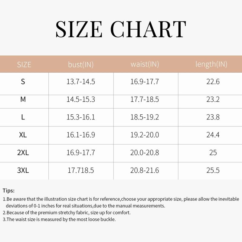 Women's Full-Body Shaper Tummy Control Adjustable Closures Bust-Lifting