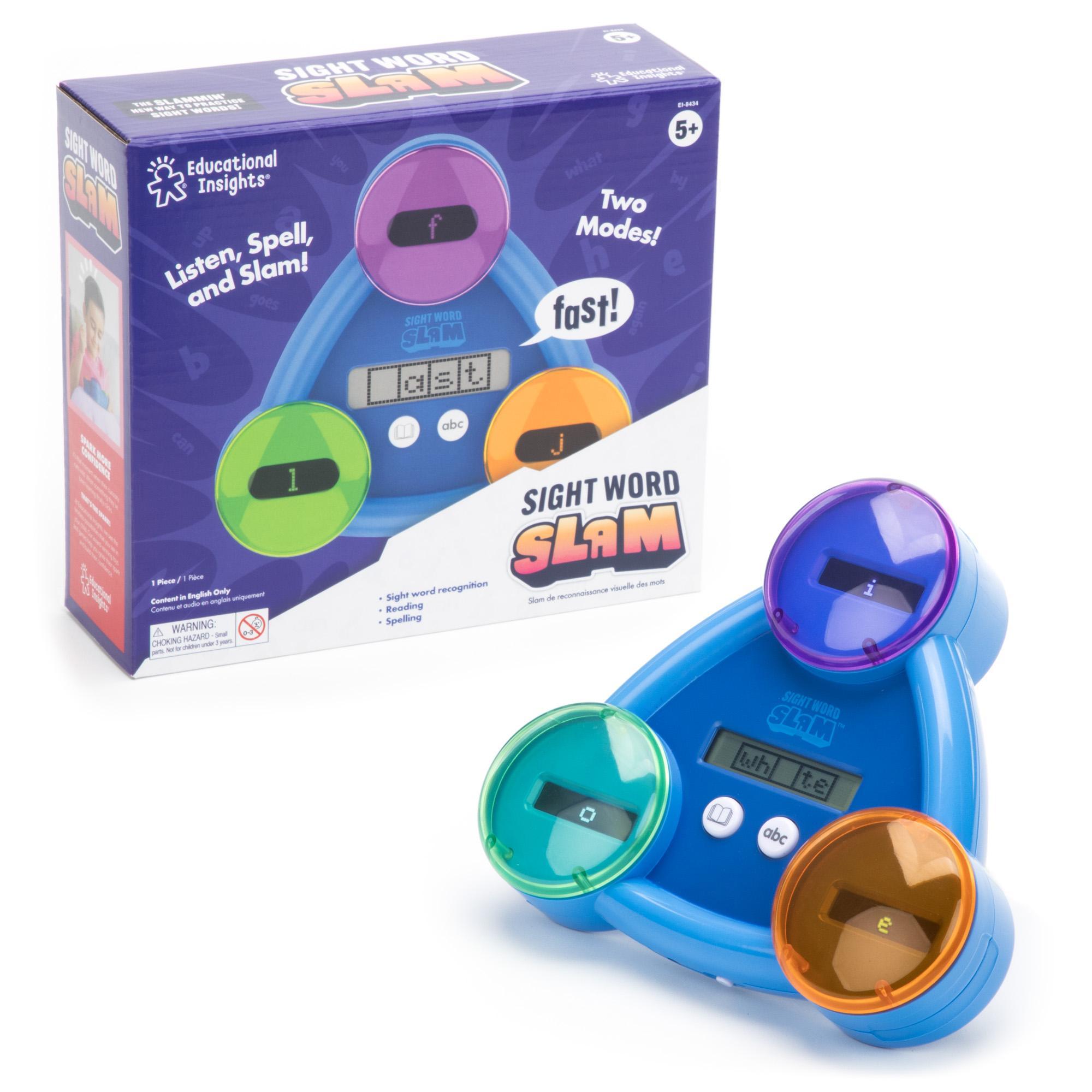 Educational Insights Math Slam & Sight Word Slam – Fun Learning Games for Kids 5+, Classroom & Home, Math & Reading Skills