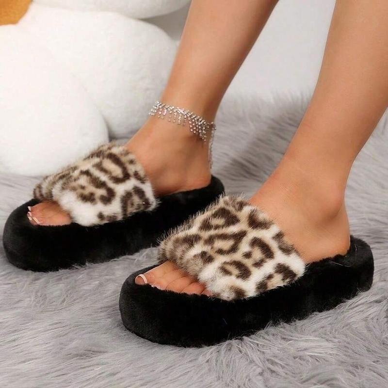 Mysoft Women's Plush Slippers, Soft Warm Winter Shoe, Womensfashion Sandals Slippers for Women, Cozy Indoor Bedroom Footwear, Ideal Valentine's Day Gift
