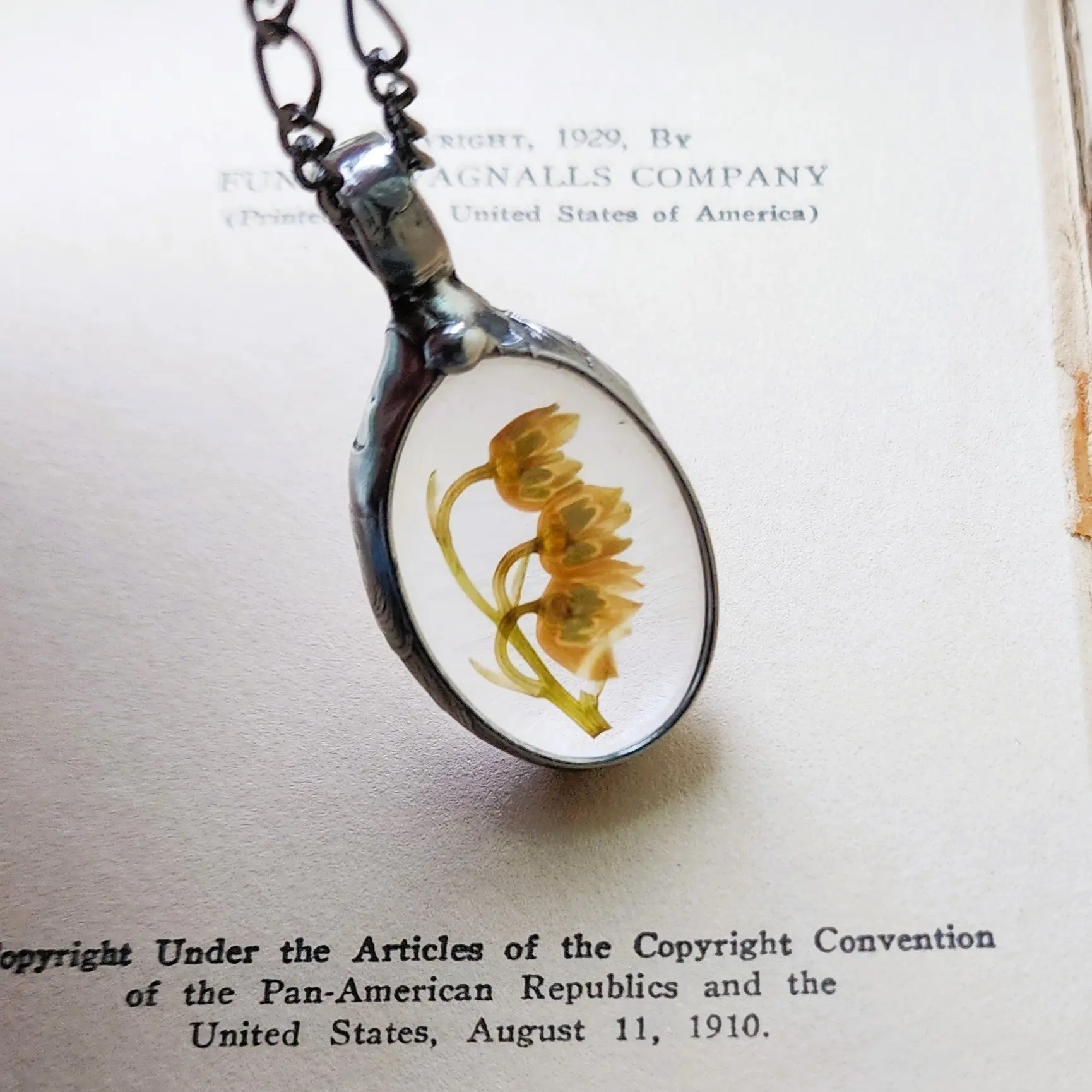 Lily of the Valley Necklace, May Birth Flower