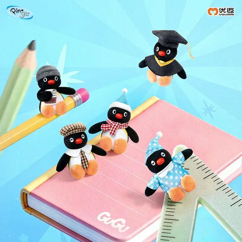 Pingu GuGu Adventure Series Mini Plush Blind Bag, Stuffed Animal Collectibles Figurine