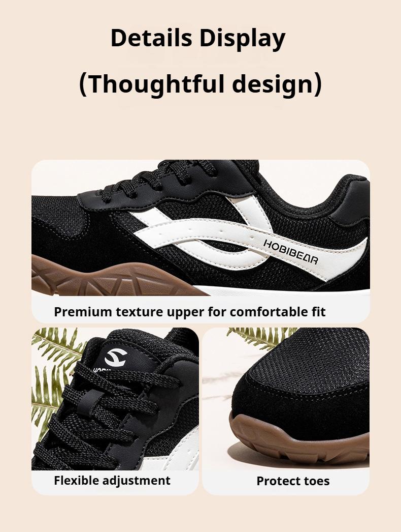 HOBIBEAR Women's Barefoot Shoes, Wide Width 0 Drop Lightweight Casual Lace Up Sneakers for All Terrain Walking and City Street Fashion, Lightweight Athletic Sneakers, Shoes For Women, Ladies Sneakers tiktokshopbacktoschool HOBIBEAR Women's Barefoot Shoes, Wide Width 0 Drop Lightweight Casual Lace Up Sneakers for All Terrain Walking and City Street Fashion, Lightweight Athletic Sneakers, Shoes For Women, Ladies Sneakers tiktokshopbacktoschool