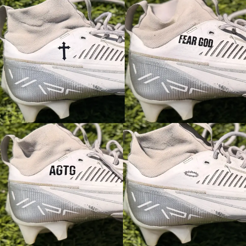 Pack of 4 Decals - Cross, Fear God, AGTG, Crown of Thorns