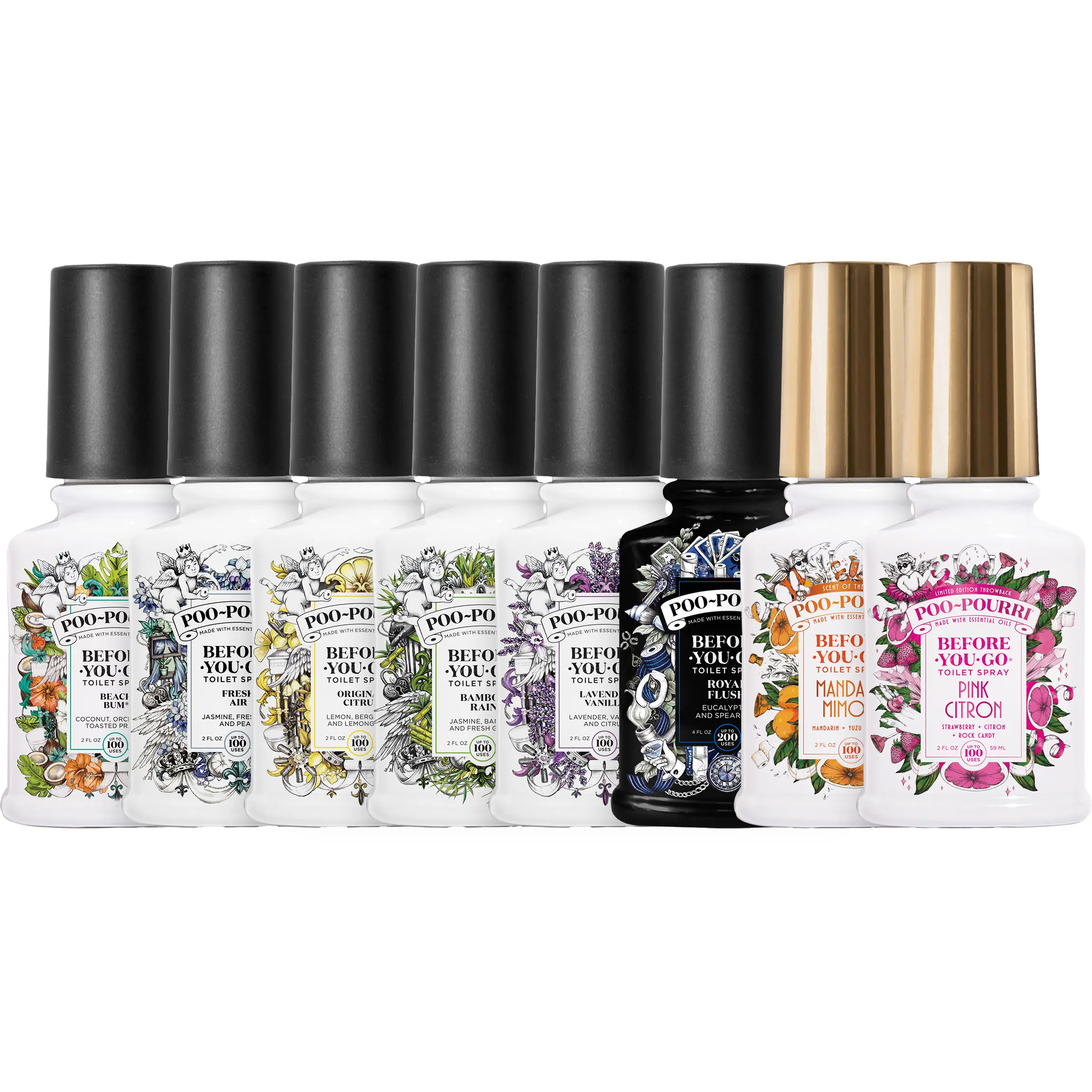 Poo~Pourri Toilet Spray 2oz - Before-You-Go Bathroom Odor Eliminator (Up to 100 Uses)