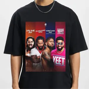 The Usos Wrestling Shirt – Twin Power Tag Team Graphic T-Shirt, Street Style Fanwear