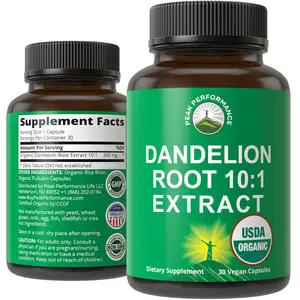 USDA Organic Dandelion Root Capsules USDA Organic Dandelion Root Capsules