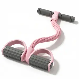 Multi-functional Pedal Resistance Band Trainer – Portable Foot Pedal Fitness Equipment for Home Gym Full Body Workout, Abdominal Training, Sit-ups, Yoga full-body