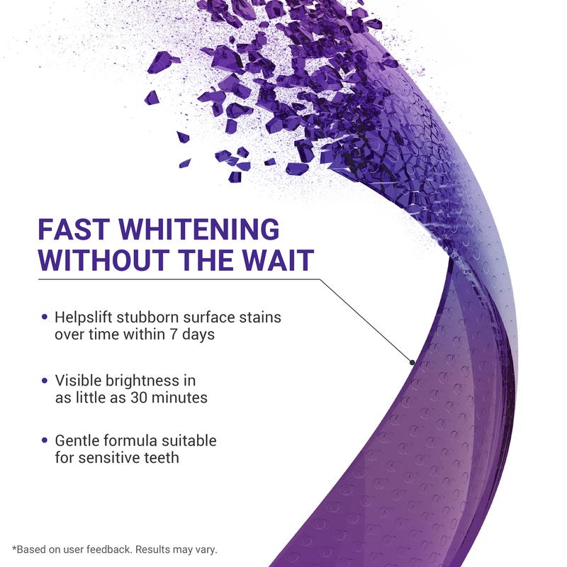 【CEELIKE】 Purple Teeth Whitening Strips  With Free Cheek Retractor - 7/21 Whitening Sessions -Nano-Hydroxyapatite Safe for Enamel - Non Sensitive Teeth Whitening - Peroxide-Free