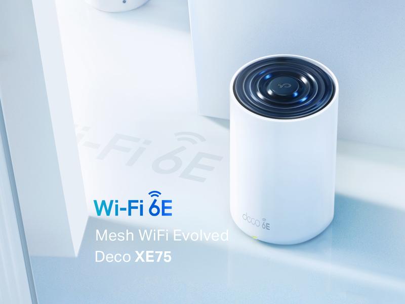 TP-Link Deco XE75 (3-pack)  AXE5400 Tri-Band WiFi 6E Mesh System – 7200 Sq.Ft Coverage, AI-Driven Mesh, 6GHz Band, Engadget Rated Best Mesh for Most People, Replaces WiFi Router and Extender