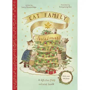 Cat Family Christmas: A lift-the-flap advent book - With over 140 flaps (The Cat Family, 1) Hardcover – Picture Book, November 8, 2022