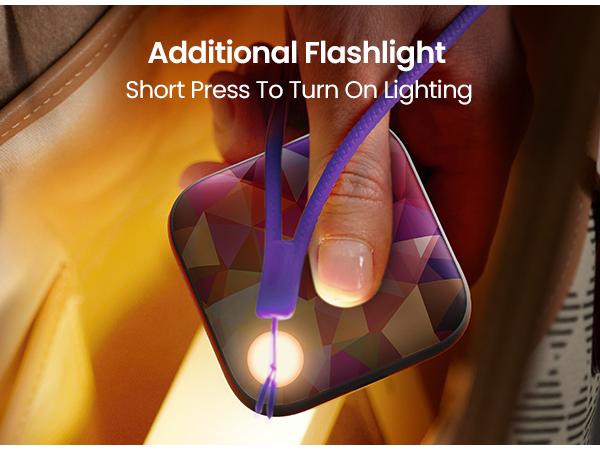 Gaiatop Portable Hand Warmers , Reusable Electric Pocket Heater with Flashlight & Wrist Lanyard, 3-Temp Modes, USB-C Rechargeable , Great for Outdoors, Commuting – Stocking Stuffer for Men Women Convenience Activities Cold Weather   Valentine's Day gift