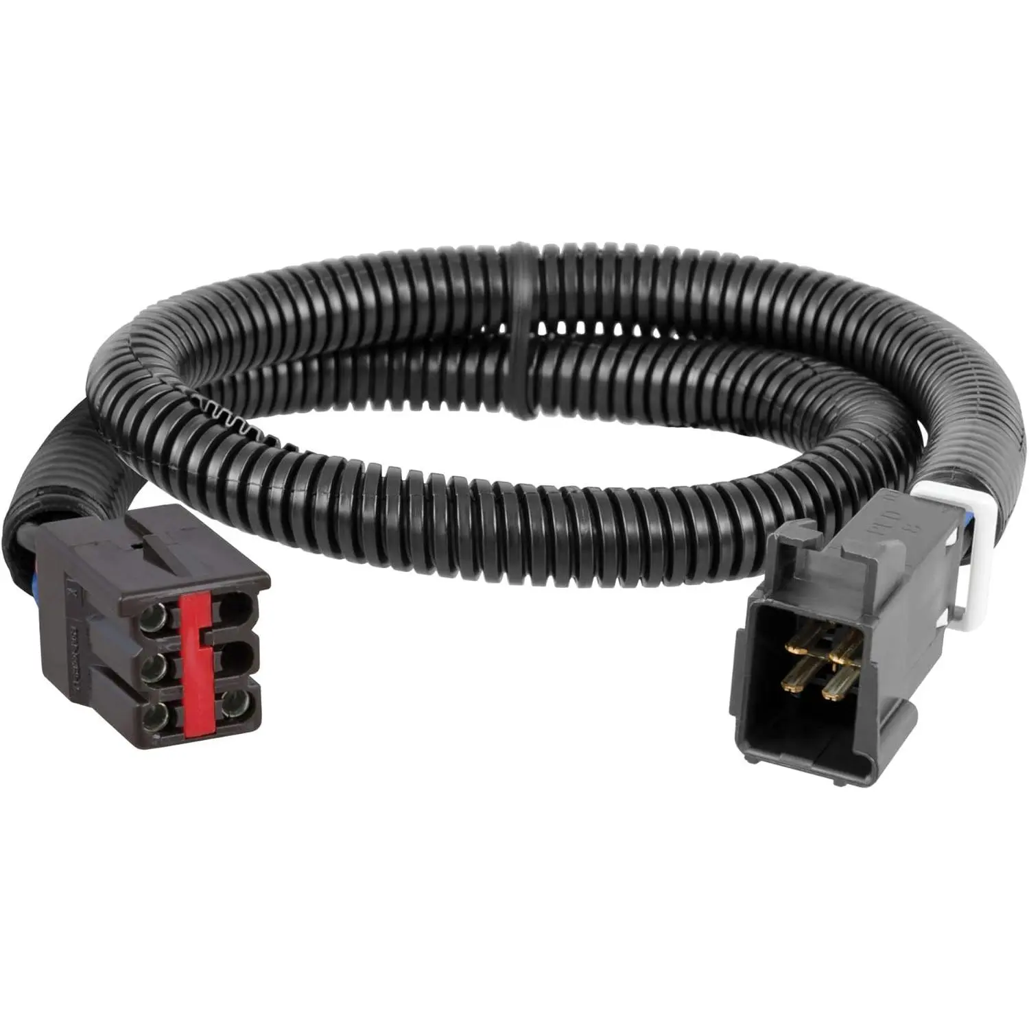 51322 Plug-and-Play Quick Plug Electric Trailer Brake Controller Wiring Harness - 2-ft Long, 12-Gauge Wire for Bronco, F250, F350 Super Duty, Explorer, Expedition, Excursion, Flex, Lincoln Mark LT, Range Rover, Mercury Sport Trucks & SUVs, 2-Foot Long