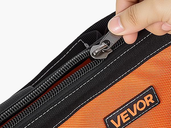 VEVOR 15.7-Inch Tool Bag with 33 Multiple Pockets, Dirt-Block ft, Steel Rivets, Soft Handle, Large Zippers, Adjustable Shoulder Strap, Comfortable & Long-Lasting Men's Work Organizer for Repair, Father's Day Gifts, 30Lb, Dirt‑Block Feet VEVOR 15.7-Inch Tool Bag with 33 Multiple Pockets, Dirt-Block ft, Steel Rivets, Soft Handle, Large Zippers, Adjustable Shoulder Strap, Comfortable & Long-Lasting Men's Work Organizer for Repair, Father's Day Gifts, 30Lb, Dirt‑Block Feet