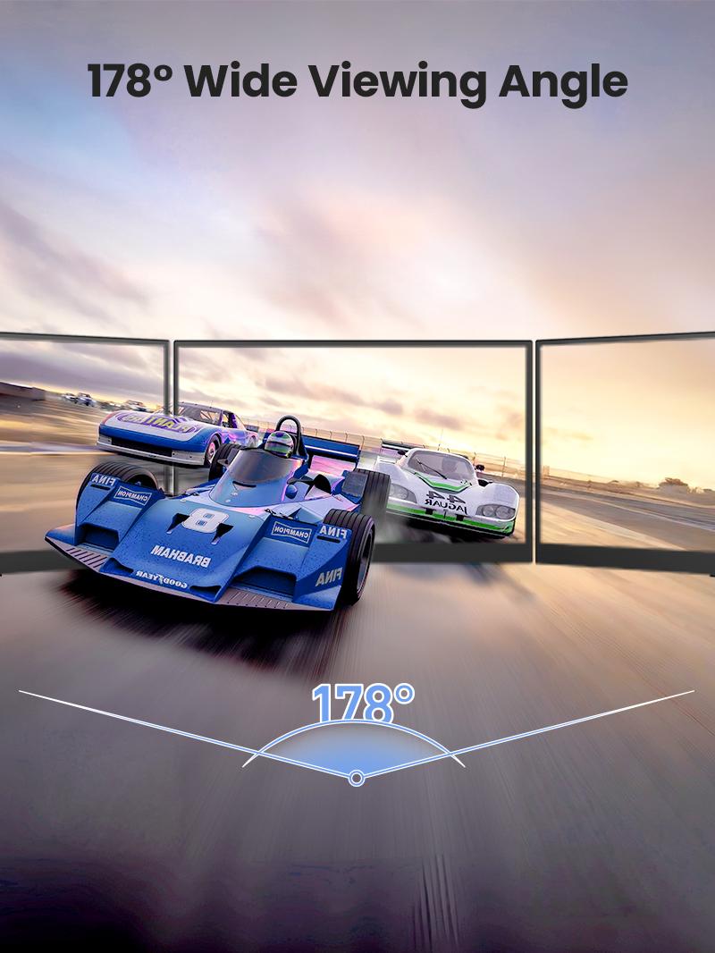 【WeeklyDeals】Cevaton One Cable Laptop Screen Extender, 15.6” Ultra-Slim Dual Portable Monitor, 1080P FHD IPS Display, USB-C/USB-A Connection, Travel Monitor for 13–17.3" Laptops, MacOS/Windows/Android 【WeeklyDeals】Cevaton One Cable Laptop Screen Extender, 15.6” Ultra-Slim Dual Portable Monitor, 1080P FHD IPS Display, USB-C/USB-A Connection, Travel Monitor for 13–17.3" Laptops, MacOS/Windows/Android