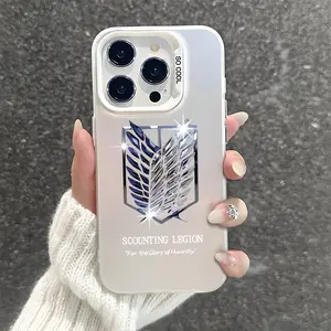 Survey Corps Pattern Shockproof Phone Case for iPhone 7 8 X XR 11 12 13 14 15 16 17 Pro Max Plus Air 16E Protecitved Cover Affordable AttackOn Titan