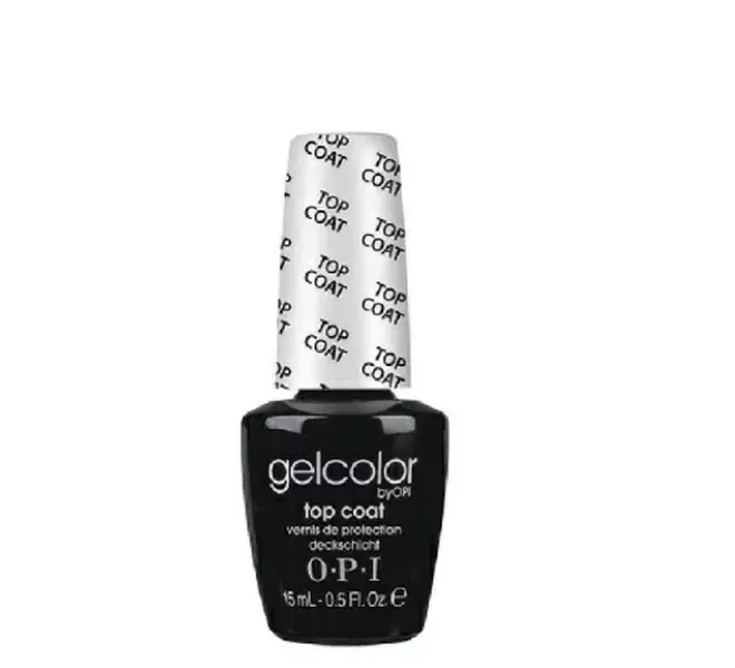 OPI Soak-Off GelColor Top Coat Nail Polish GC030 15 ml 0.5 oz High-Gloss Long-Lasting Fast Curing Professional Grade