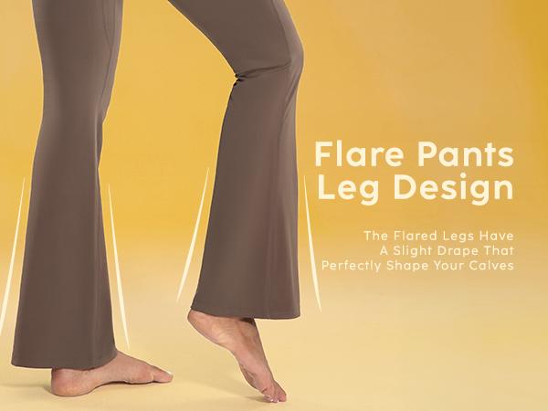 ENERBLOOM Women's Workout Flare Yoga Pants with Pockets High Waisted Bootcut Leggings Tummy Control 30'' Athleisure Style ENERBLOOM Women's Workout Flare Yoga Pants with Pockets High Waisted Bootcut Leggings Tummy Control 30'' Athleisure Style
