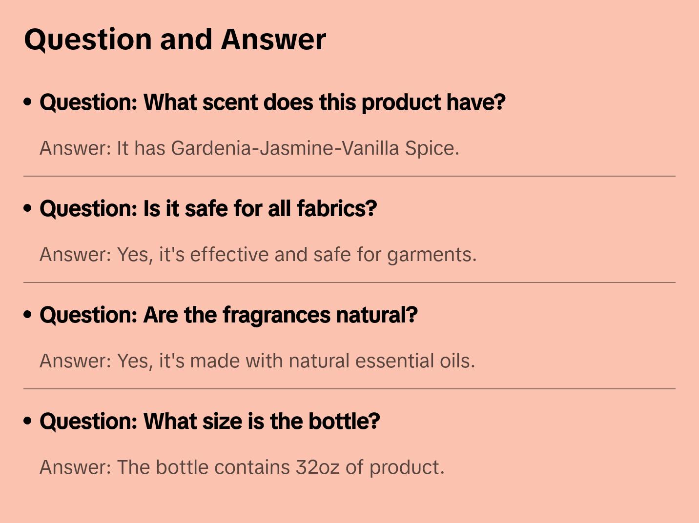 Laundry Wash FLEUR BLANC 32oz