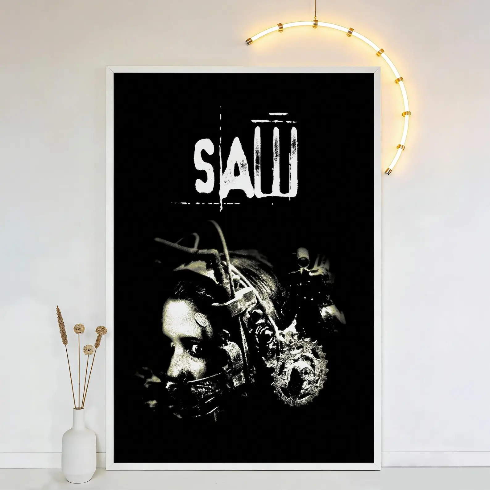 Saw 2004 Movie Poster, HD Canvas Art Print, Unframed