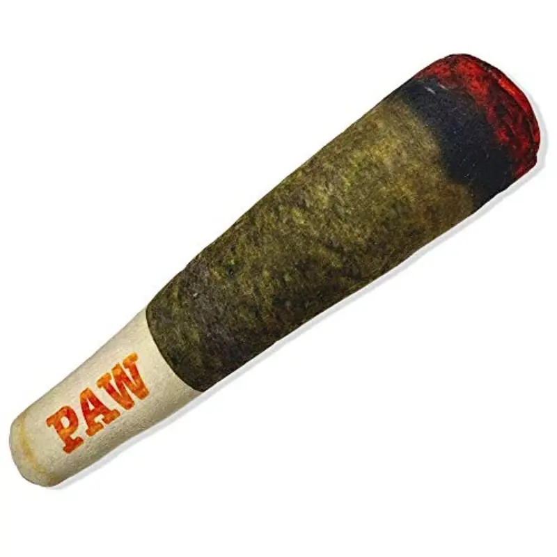 Durable Plush Interactive Chew Toy for Dogs, Interactive Tough Chewer, Chew Stick, Cigar-Shaped Squeak Toy for Small, Medium and Large Breeds, Perfect Gift for Puppies & Adult Dogs