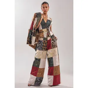 MADE YOU LOOK PATCHWORK TROUSER MADE YOU LOOK PATCHWORK TROUSER