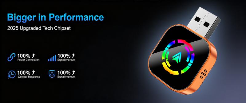 【YURNLV】X 2026 New Wireless CarPlay Converter, iPhone/Android Universal, Plug & Play, Zero Latency, Auto-Connect, Hands-Free Calling 【YURNLV】X 2026 New Wireless CarPlay Converter, iPhone/Android Universal, Plug & Play, Zero Latency, Auto-Connect, Hands-Free Calling