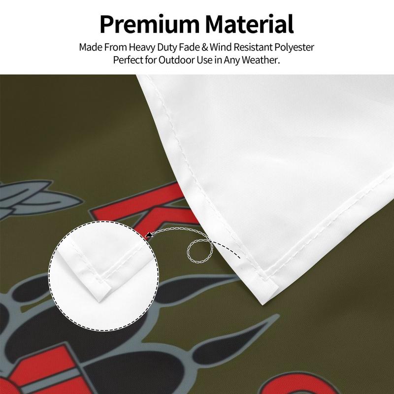 Explosives Detection K9 Flag For Outdoor Indoor House Decor Durable Garden Banner Sign Party Parade Breeze 3x5 Ft