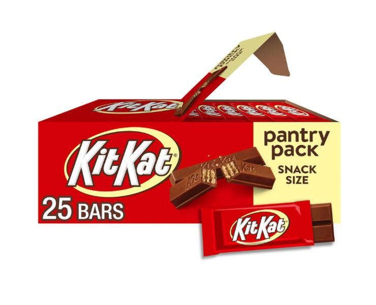 KIT KAT Milk Chocolate Wafer Snack Size, Candy Pantry Pack, 12.25 oz (25 Pieces)