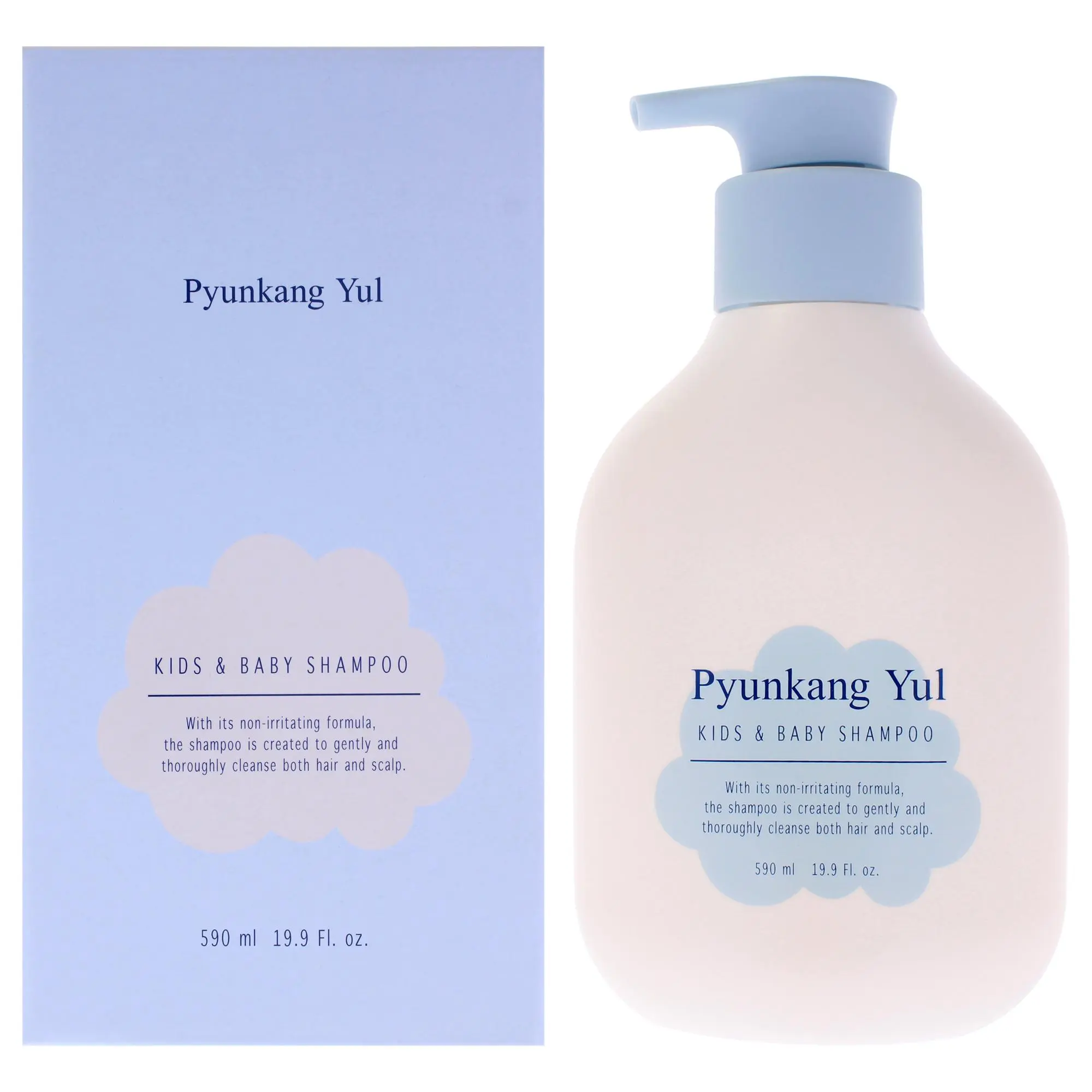 Pyunkang Yul Unisex Kids & Babies Gentle Wash Shampoo - Sweet Orange Scent, Soft Cleansing, 19.9 fl oz