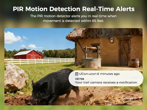 4G LTE Solar Powered Game Camera HC73S– 48MP Ultra-HD Image 2K Live Video, WiFi Not Supported, Remote APP Controlled, WaterProof, Motion Activated, Night Vision (Data refill is required for Unlimited 4G data usage) Outdoor