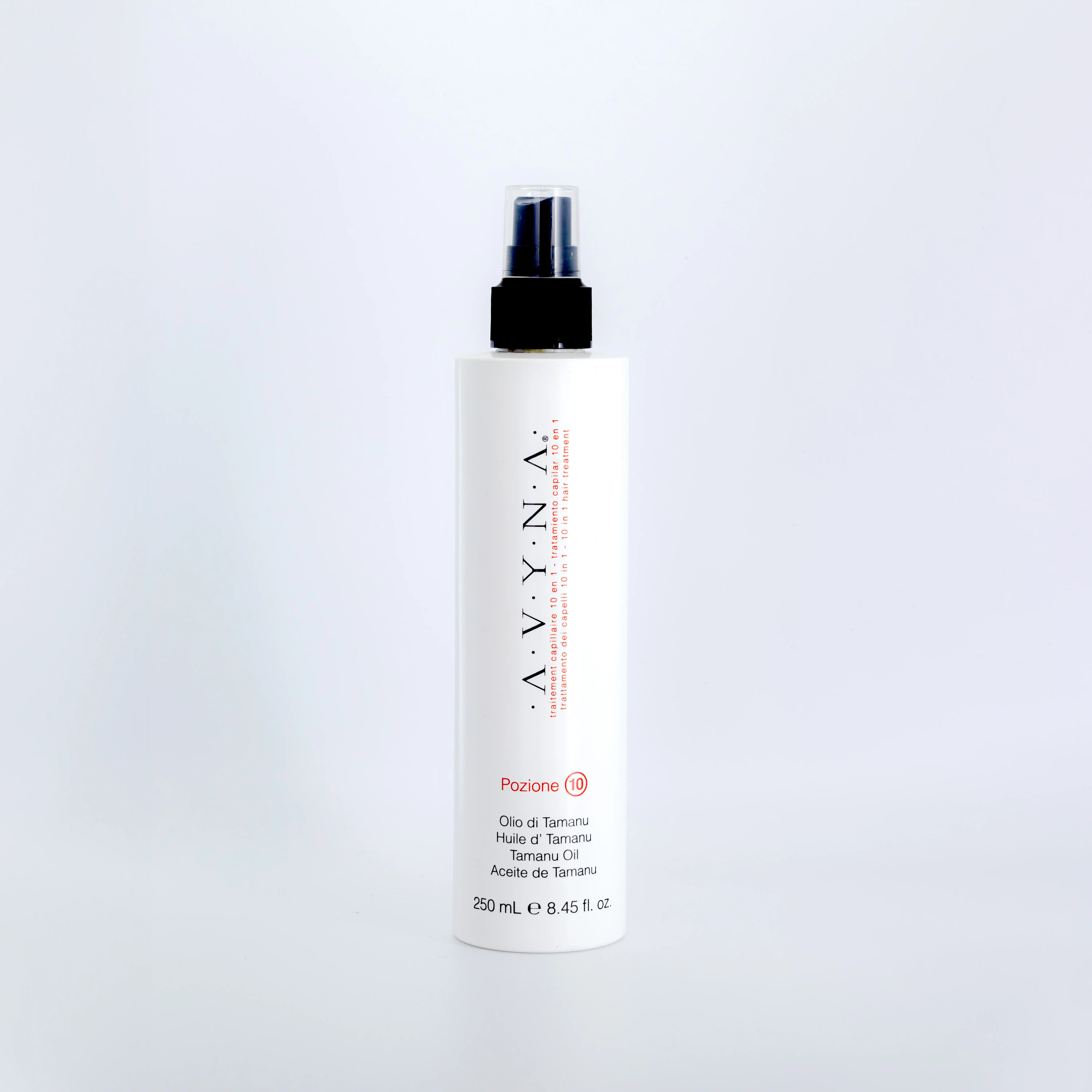 Avyna Pozione 10 Leave-in Treatment with Tamanu Oil - 10-in-1 Heat Protecting & Anti-Frizz Cream with Keratin for All Hair Types, 8.45 fl oz, Contains-Keratin, Curly
